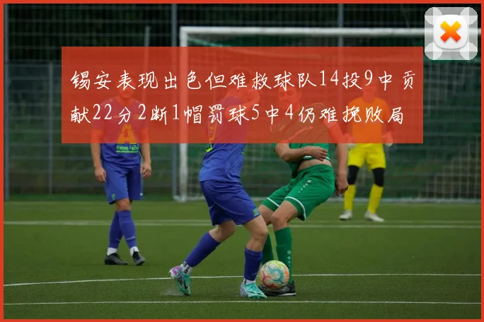 锡安表现出色但难救球队14投9中贡献22分2断1帽罚球5中4仍难挽败局